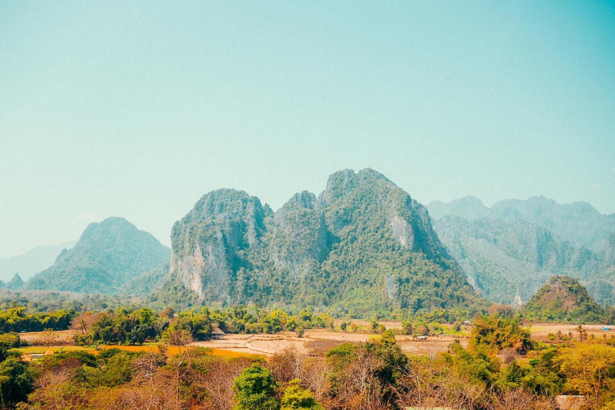 The Elephant Crossing Hotel Vang Vieng Exterior foto